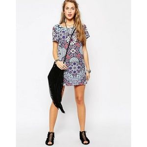 Minkpink Whisper Of The Heart Kaleidoscope Dress S